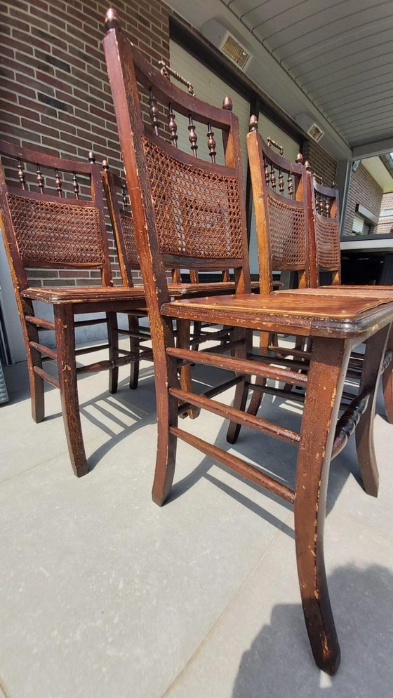 Ensemble de 6 chaises de salle à manger vintage Luterma - Art déco (années 1920) – Wood (photo 7 of 9)