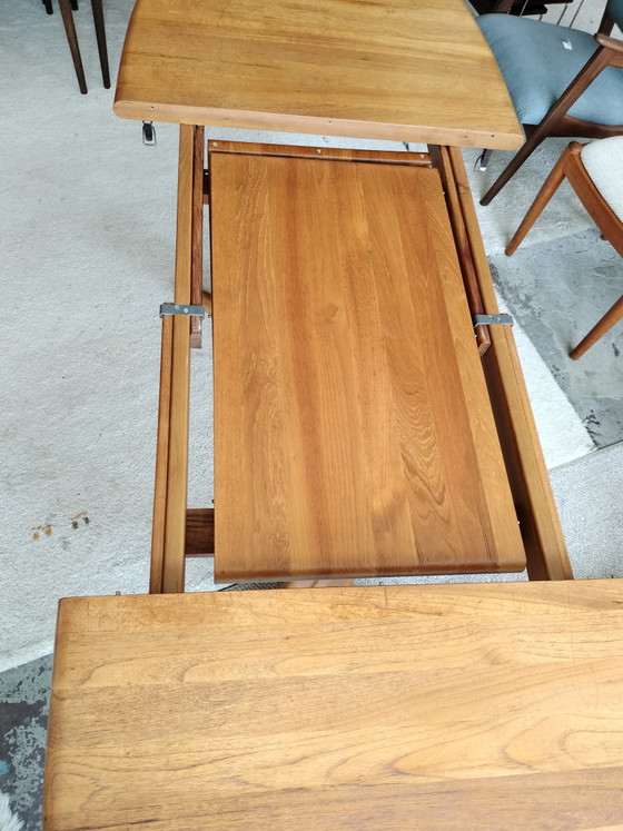 Image 1 of Vintage, Danish teak extendable oval dining table