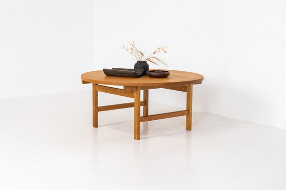 Image 1 of Table basse en chêne par Hans J. Wegner pour PP Møbler (Danemark, années 1960).