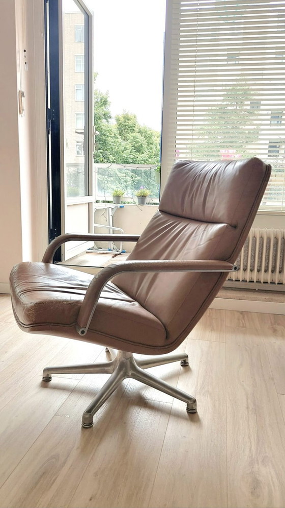 Poltrona Artifort Geoffry Harcourt van Leer – Poltrone, Leather, Metal (photo 4 of 5)