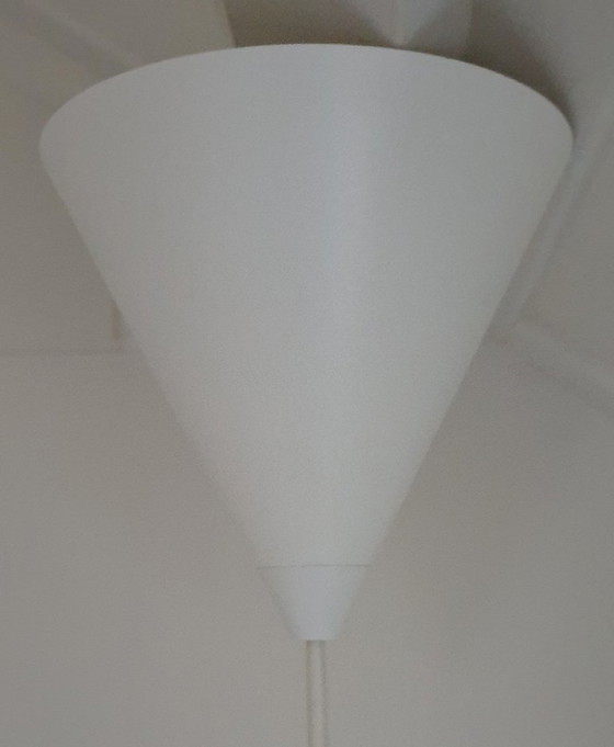 Image 1 of 2x Lamp - TYP T0712 - Opaline glas plissé - Ikea / 365+ Lunta 11