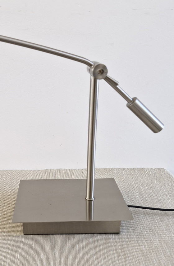 Image 1 of Table/Desk Lamp Geos by Lucide Belgium - Matte Chrome