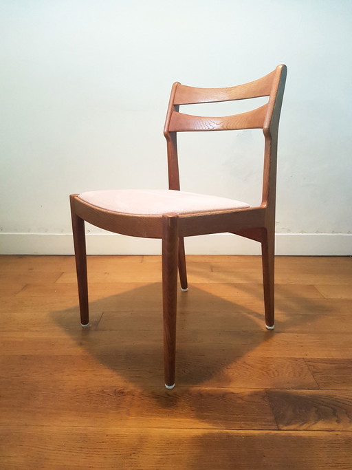 Silla de comedor danesa de teca de Vamo Sønderborg