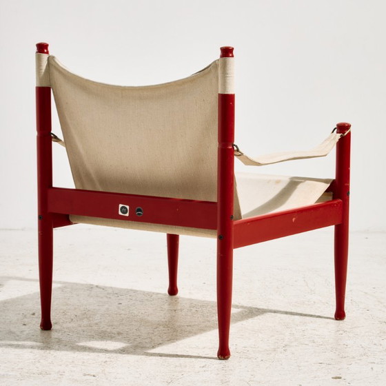 MK9445 Model 30 Safari Lounge Chair von Erik Wørts für Niels Eilersen – Sessel, Wood (photo 2 of 17)