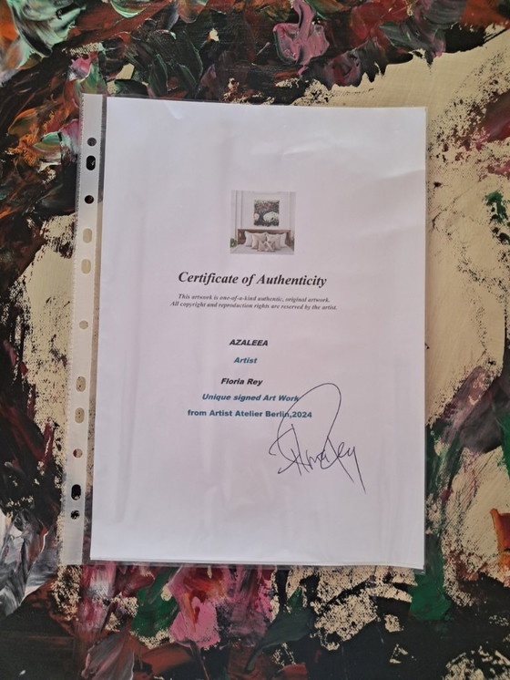 Image 1 of Floria REY - Azaleea - Artist's canvas