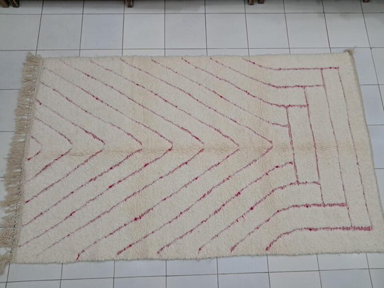 Tapis en laine naturelle tissé main traditionnelle taille 2/3 m – Ahrend, Wool (photo 4 of 5)