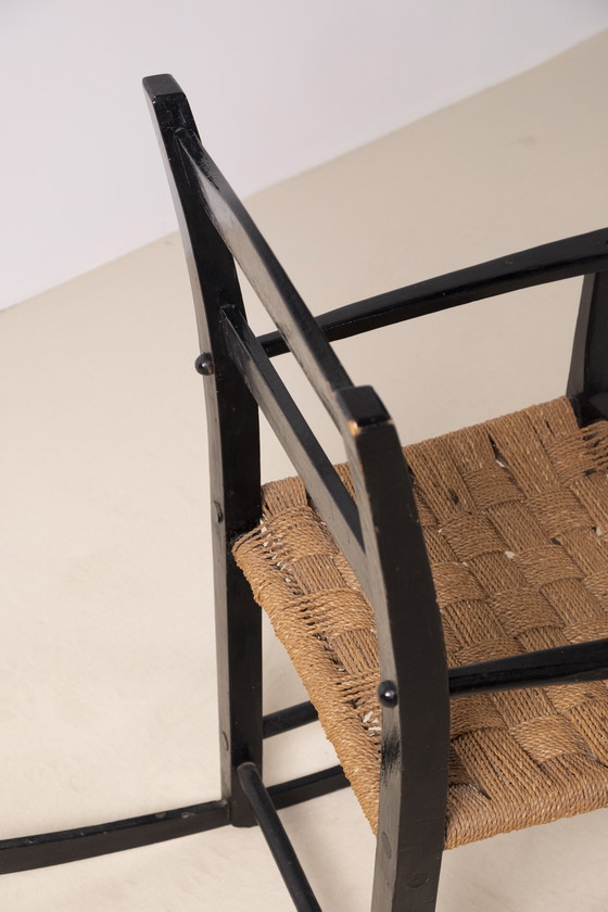 Image 1 of Schommelstoel begin 20e eeuw uit Denemarken