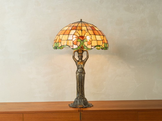 Image 1 of Art Nouveau Tiffany tafellamp