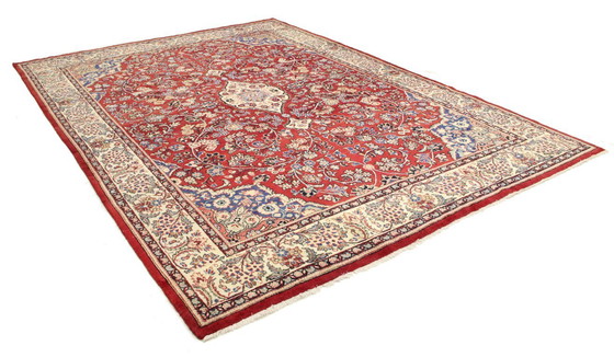 Image 1 of Original Perserteppich Sarough Mahal Rot 375 x 264 cm Top Zustand Klassik Alt