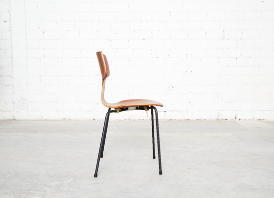 Arne Jacobsen 3103 Hammer Chair voor Fritz Hansen | Set van vier – Eetkamerstoelen, Wood (photo 5 of 20)