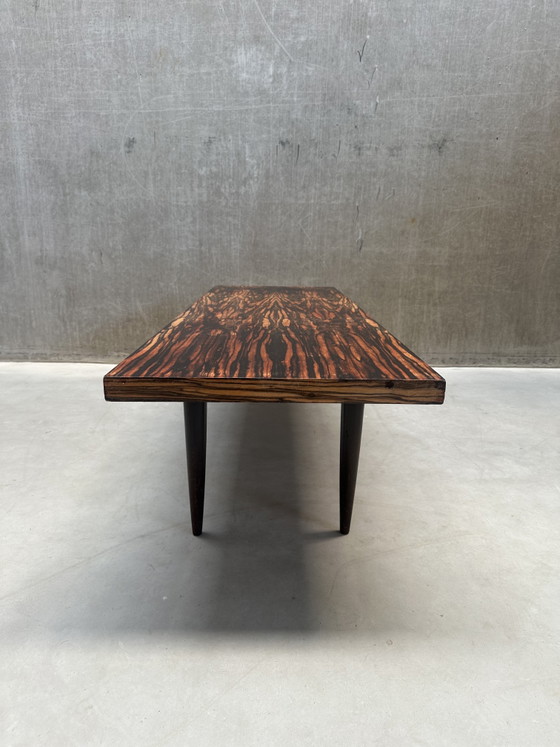 Image 1 of Vintage Macassar coffee table / side table - ebony