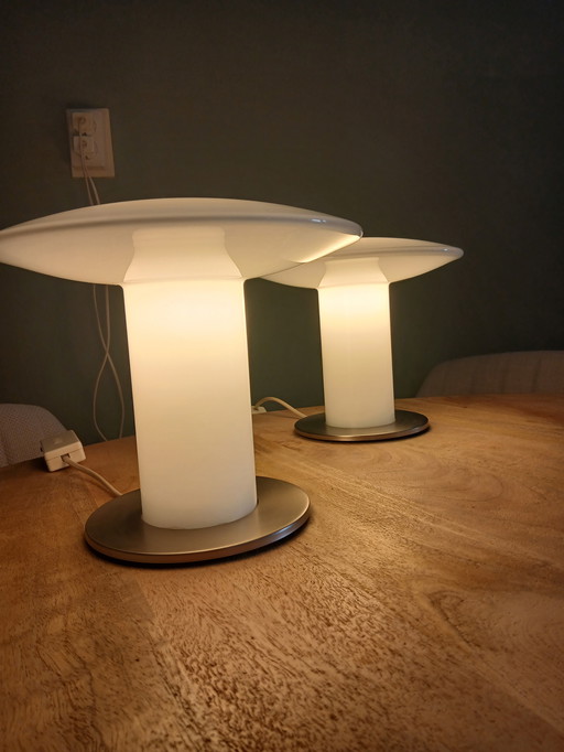Prachtige set mushroom lampen Peill & Putzler