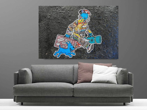 Foto auf Plexiglas gedruckt / Limitierte Auflage / Straßenkunst / Originaldekoration