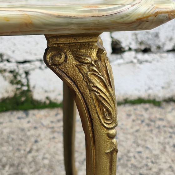 UnOnyx Tavolino da caffè in marmo, Tavolino da cocktail - Stile barocco - Bozza anni '60, Tavolini da caffè (foto 9 di 14)