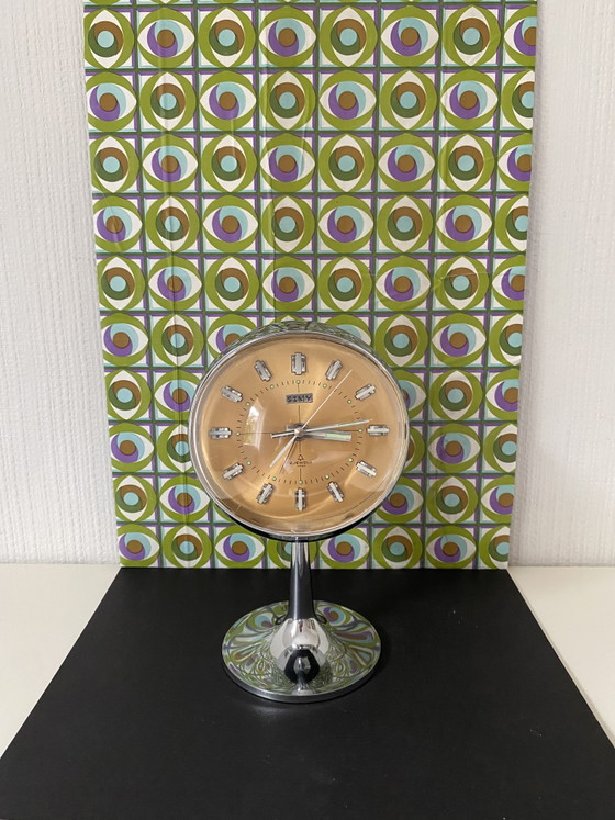 Réveil Vintage – Simy, Pendules, Metal, Plastic (photo 4 of 7)
