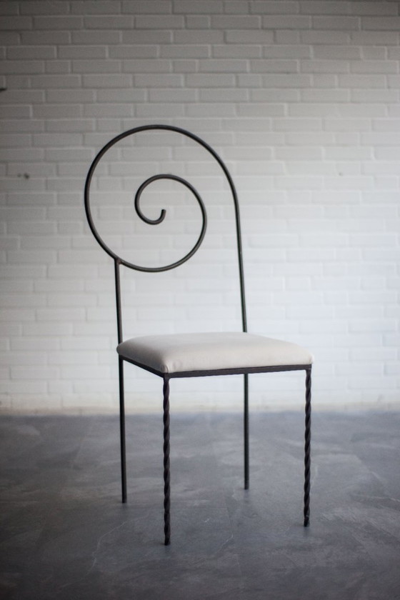 Image 1 of Suspiral chairs by Luigi Serafini for Sawaya & Moroni, Italy, 1980s