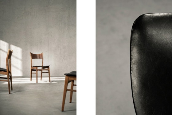 Image 1 of Vintage Mid-Century Scandinavian Modern Dining Chairs in Beech and Teak, 1960s, Set of 4