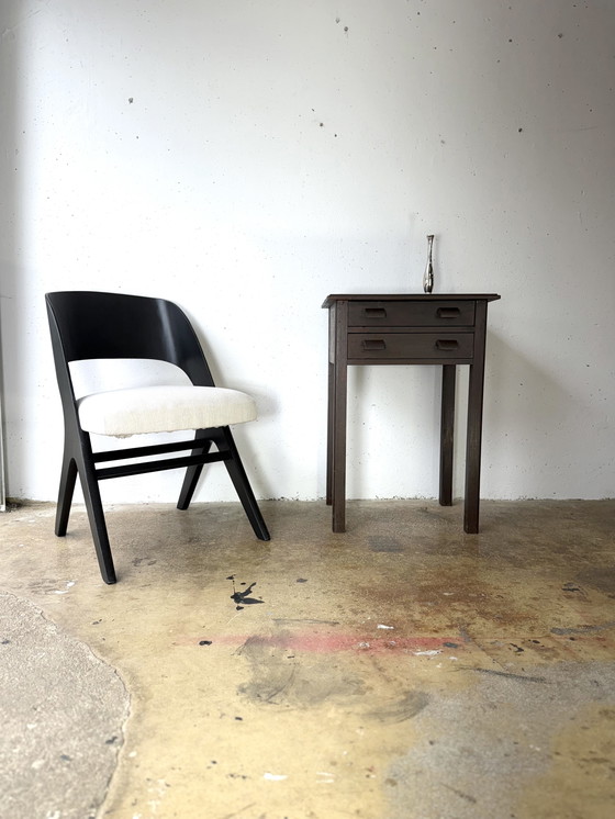 Image 1 of 1930s Vintage Oak Console Table Side Table Console Table