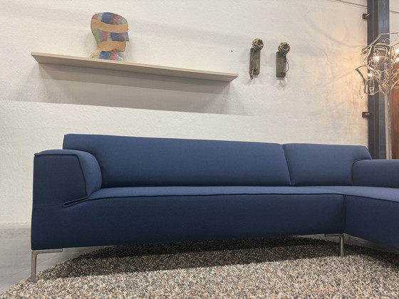 Image 1 of Design on Stock Bloq Corner Sofa Plough Wool Blue