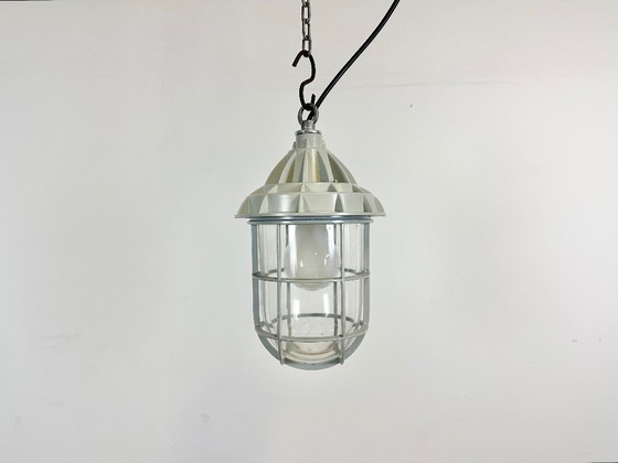 Image 1 of Graue Industrieleuchte aus Aluminiumguss von Yamada Co. Ltd.