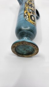 Image 1 of Ceramic pitcher Jean de Lespinasse Bleu France French Riviera 1950