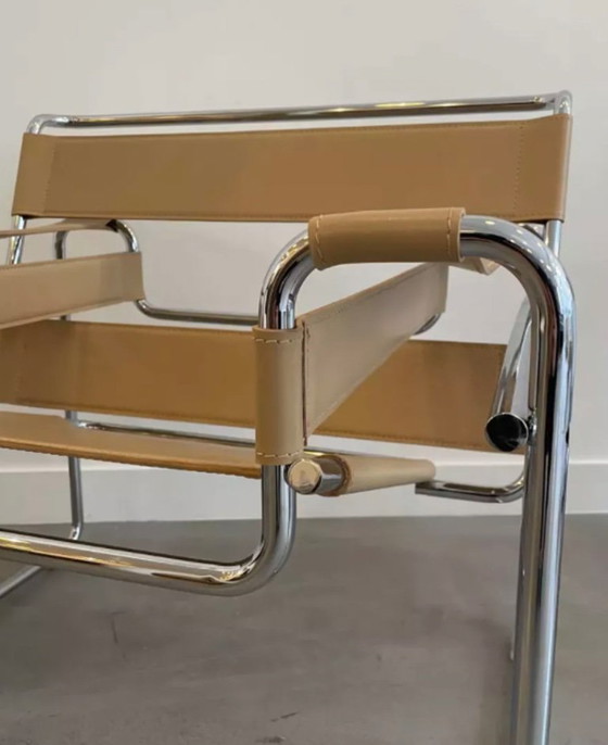 Image 1 of Wassily" armchair by Marcel Breuer for Gavina