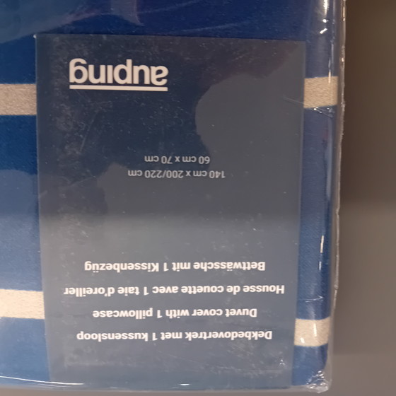 Image 1 of Auping Bettbezug Meandering blau 140 x 220 cm
