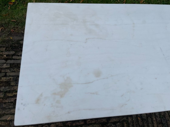 Image 1 of Garden Table Bistro Table with Marble French