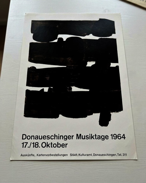 Image 1 of Mostra di Pierre Soulages 1964 Doanaueschinger Musiktage