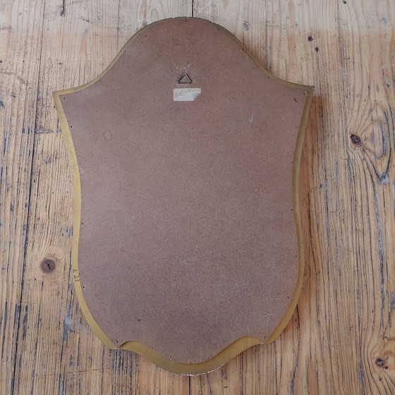 Image 1 of Vintage gouden spiegel houten lijst8