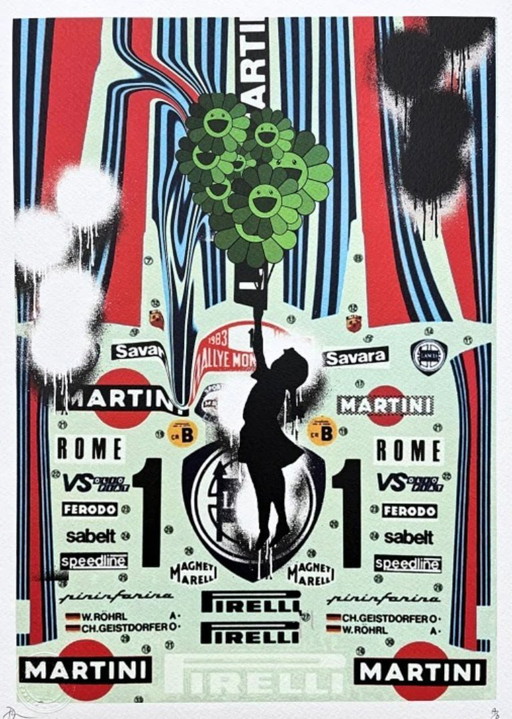 Death Nyc - Ragazza con palloncino verde di Murakami e Martini - Edizione limitata con certificato