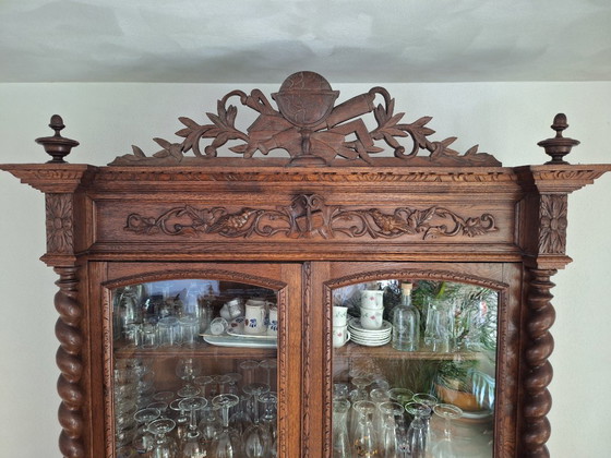Autentico mobile da caccia/vetrina/libreria francese del XIX secolo. – Maison Bailly Paris, Vetrine, Wood (photo 5 of 5)