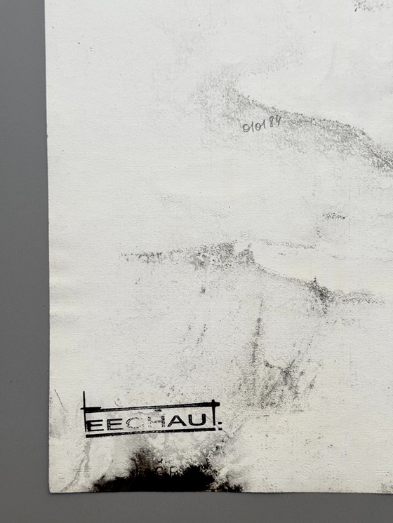 Image 1 of Eugène Eechaut (1928-2019) Abstrait + Collage, 1979