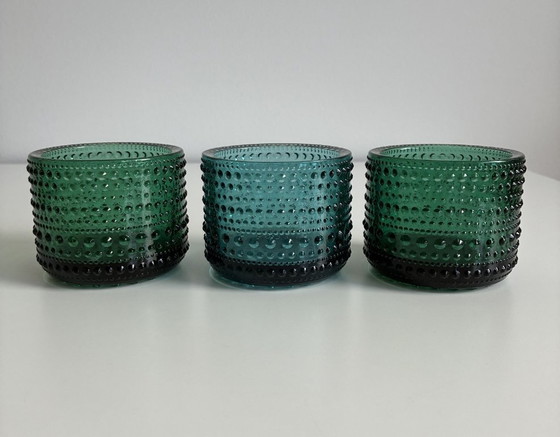 Lampe d'ambiance votive Iittala Kastehelmi, ensemble de 3 pièces – Bougeoirs et chandeliers, Glass (photo 3 of 5)