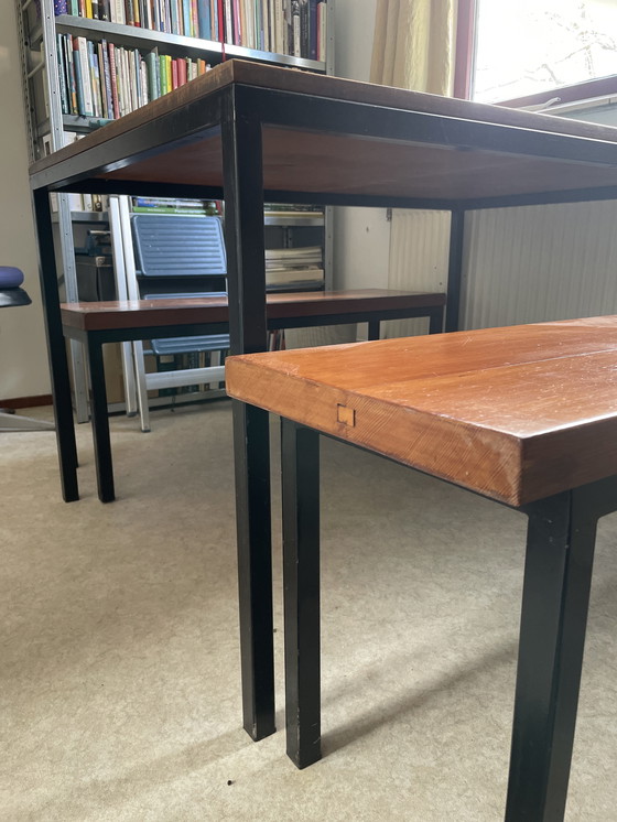 Image 1 of Unieke Tafel Met Bankjes