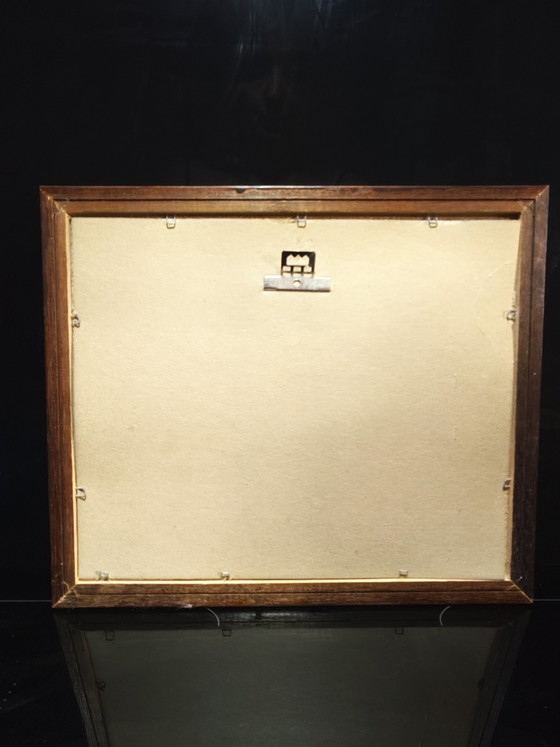 Image 1 of Houten schilderij van de zee