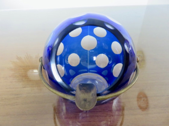 Image 1 of Posacenere Marita Voigt per Harzkristall, cristallo e ottone, Germania, 1970