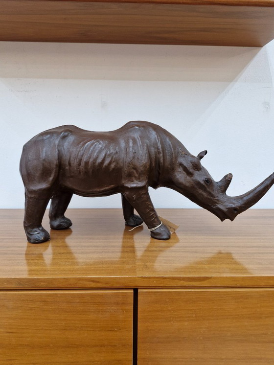 Image 1 of Rinoceronte in pelle vintage anni '70