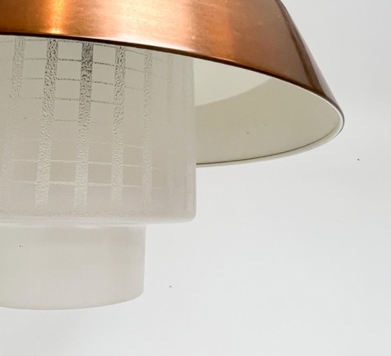 Image 1 of Lampe design en cuivre du milieu du siècle, années 1960