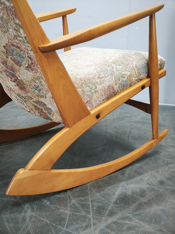 Image 1 of Boomerang schommelstoel van Holger Georg Jensen, Denemarken, jaren 1960