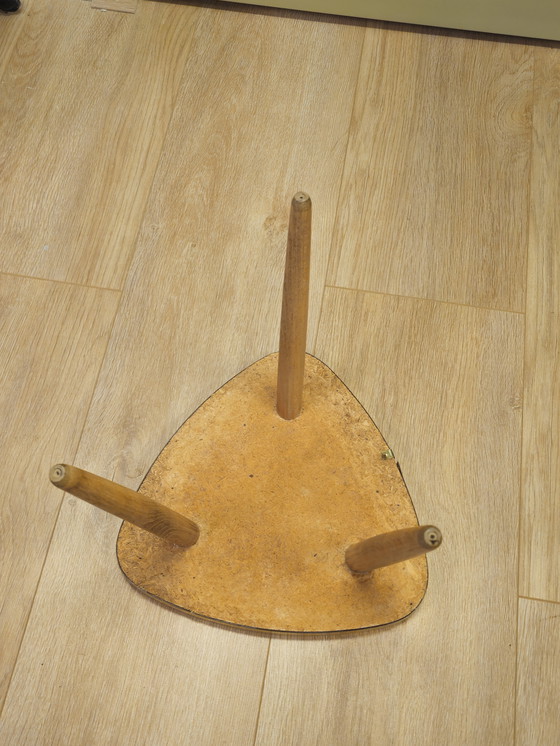 Image 1 of Vintage Plantentafeltje Tafeltje Bijzettafeltje Tafel Roze