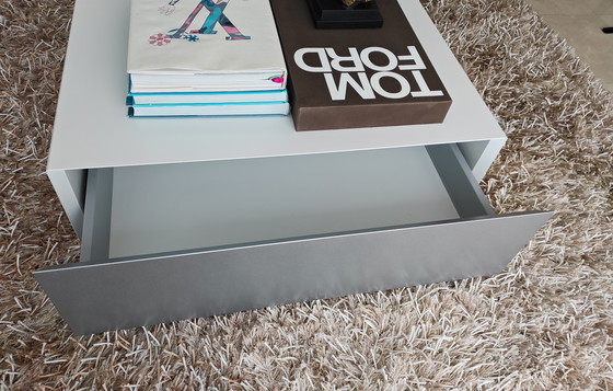 Image 1 of Designer coffee table white/grey