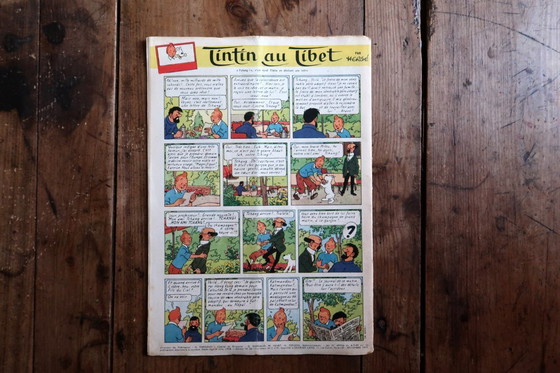 Image 1 of Original Le Journal de Tintin, November 1958 – Tintin au Tibet – 2C35