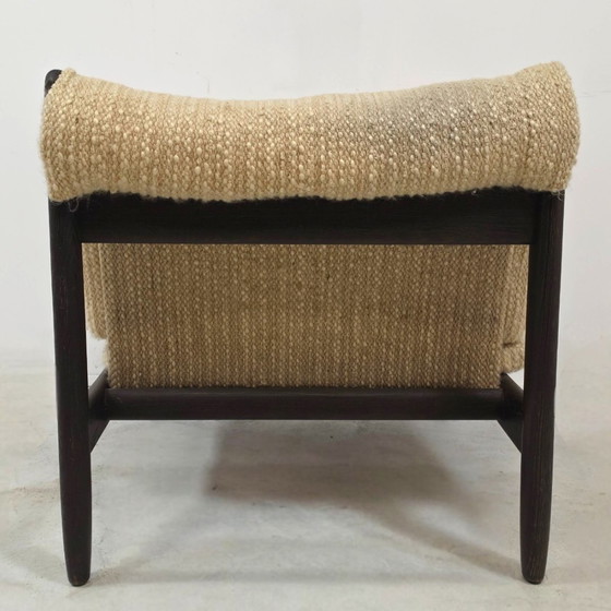 Image 1 of Set di 2 poltrone lounge Carl Straub, rivestimento in lana anni '60, stile brutalista