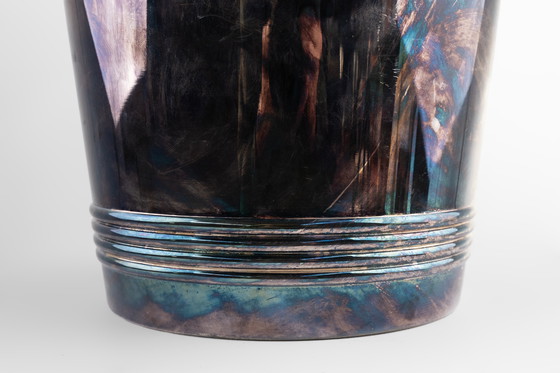 Image 1 of Silver-Plated Champagne Bucket Marked Christofle France, 1950s