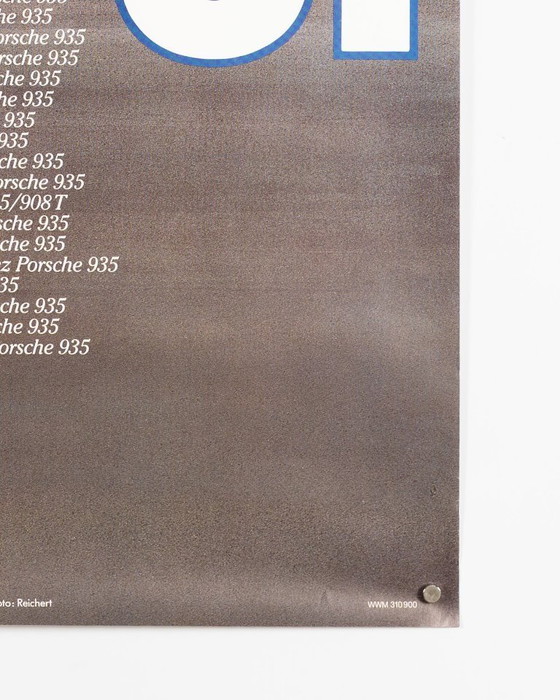 Image 1 of Porsche Cup 1981 – Original Vintage Porsche Poster by Erich Strenger – Motorsport Racing Wall Art – 102x76 cm