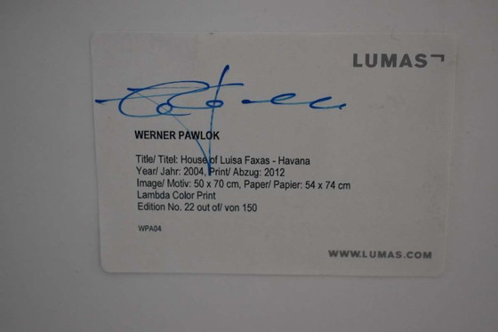 Image 1 of Werner Pawlok - "Casa de Luisa Faxas - La Habana"