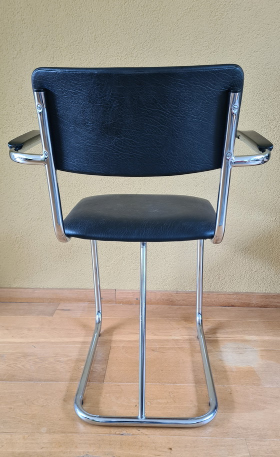 Image 1 of Gispen Dutch Design Tube Frame Chair Model 107