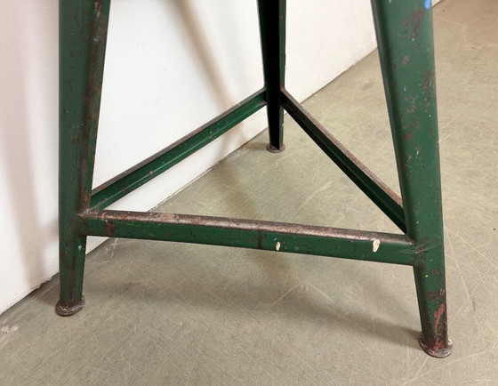 Image 1 of Sgabello da officina industriale verde, anni '60