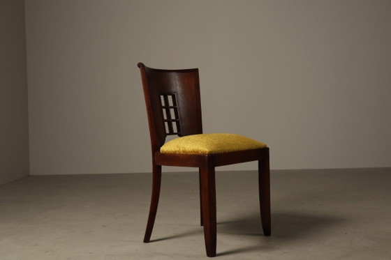 Image 1 of Set of six Art Deco dining chairs, circa 1930